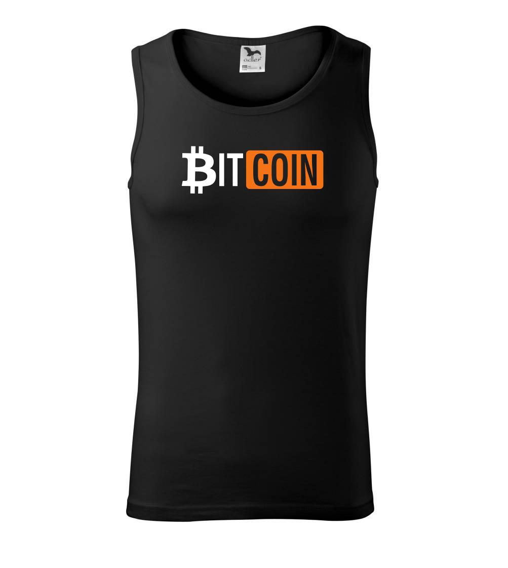 Bitcoin nápis Bitcoin nápis