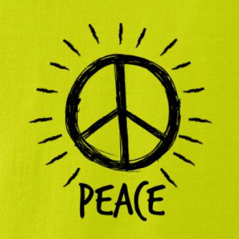 Peace symbol čiernobiely