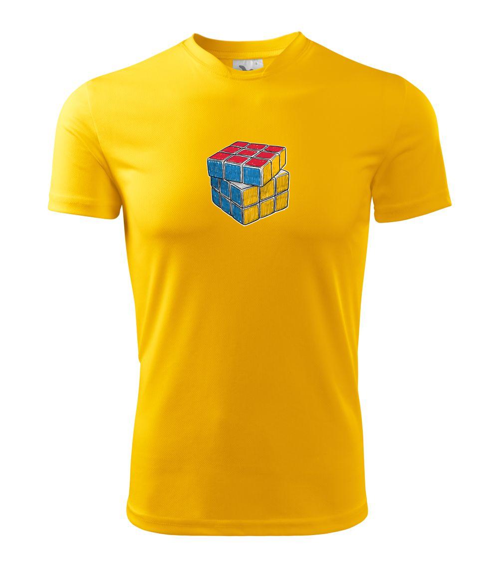 Rubikova kocka kreslená Rubikova kocka kreslená