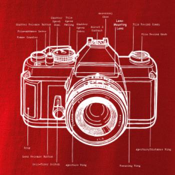 Nákres starý fotoaparát Nákres starý fotoaparát