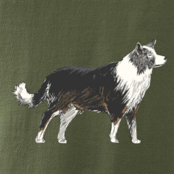 Border kólia kreslená