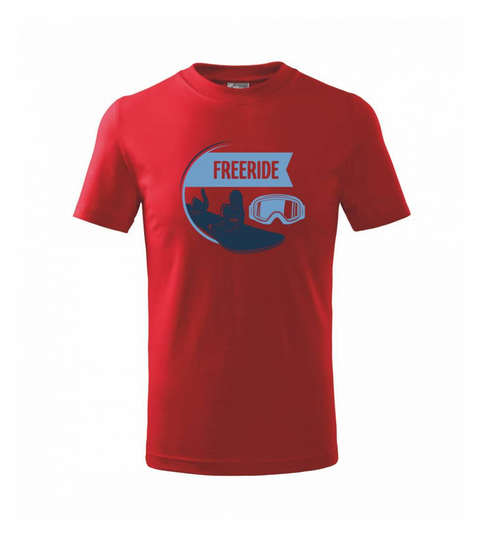 Freeride snowboard kruh