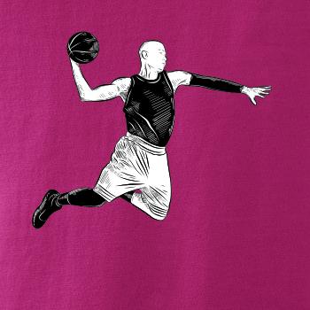 Basketbalista vo výskoku