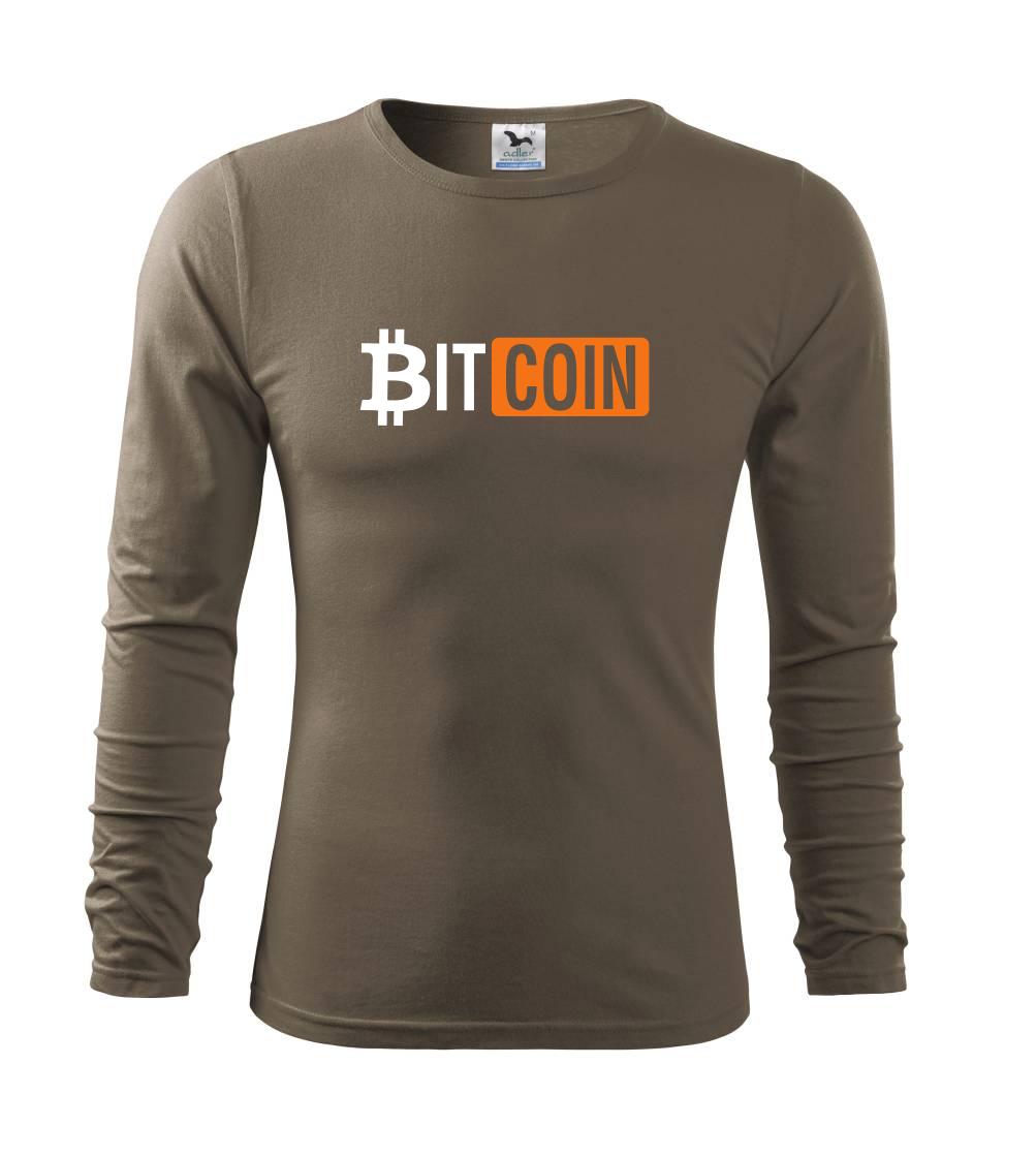 Bitcoin nápis Bitcoin nápis