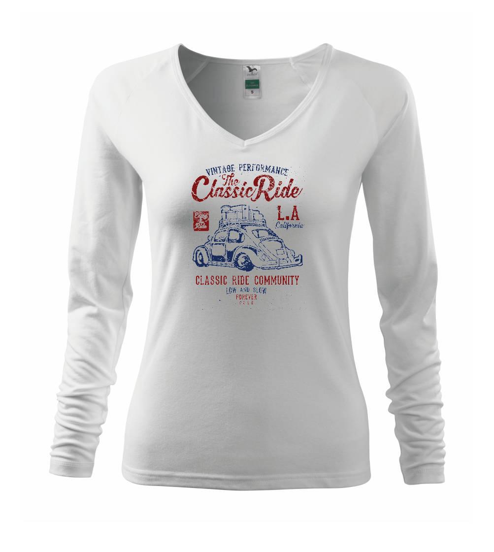 Trička pre cestovateľov - The Classic Ride - Tričko dámske Elegance