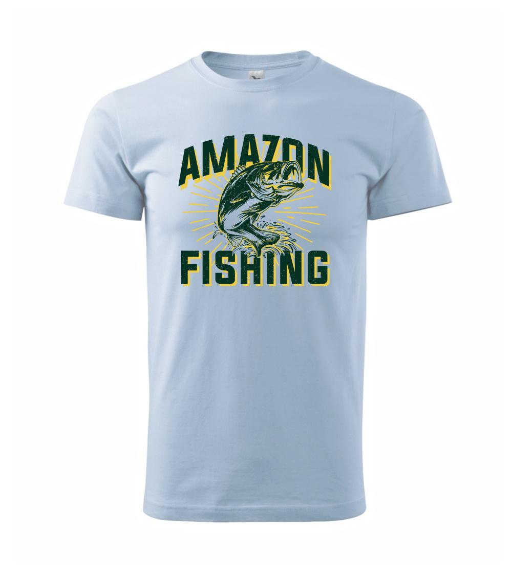 Tričká so zvieratami - Fish fishing - Klasické pánske tričko vyššej gramáže