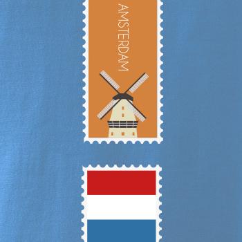 Amsterdam známka farebná