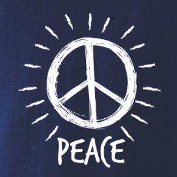 Peace symbol čiernobiely