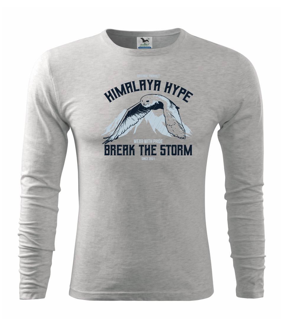 Tričká so zvieratami - Owl himalaya - Tričko s dlhým rukávom FIT-T long sleeve