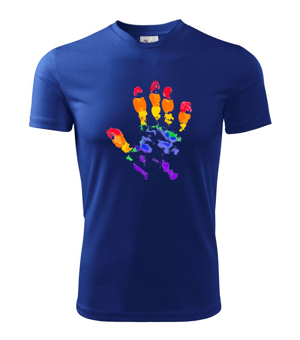 LGBT hand print LGBT hand print