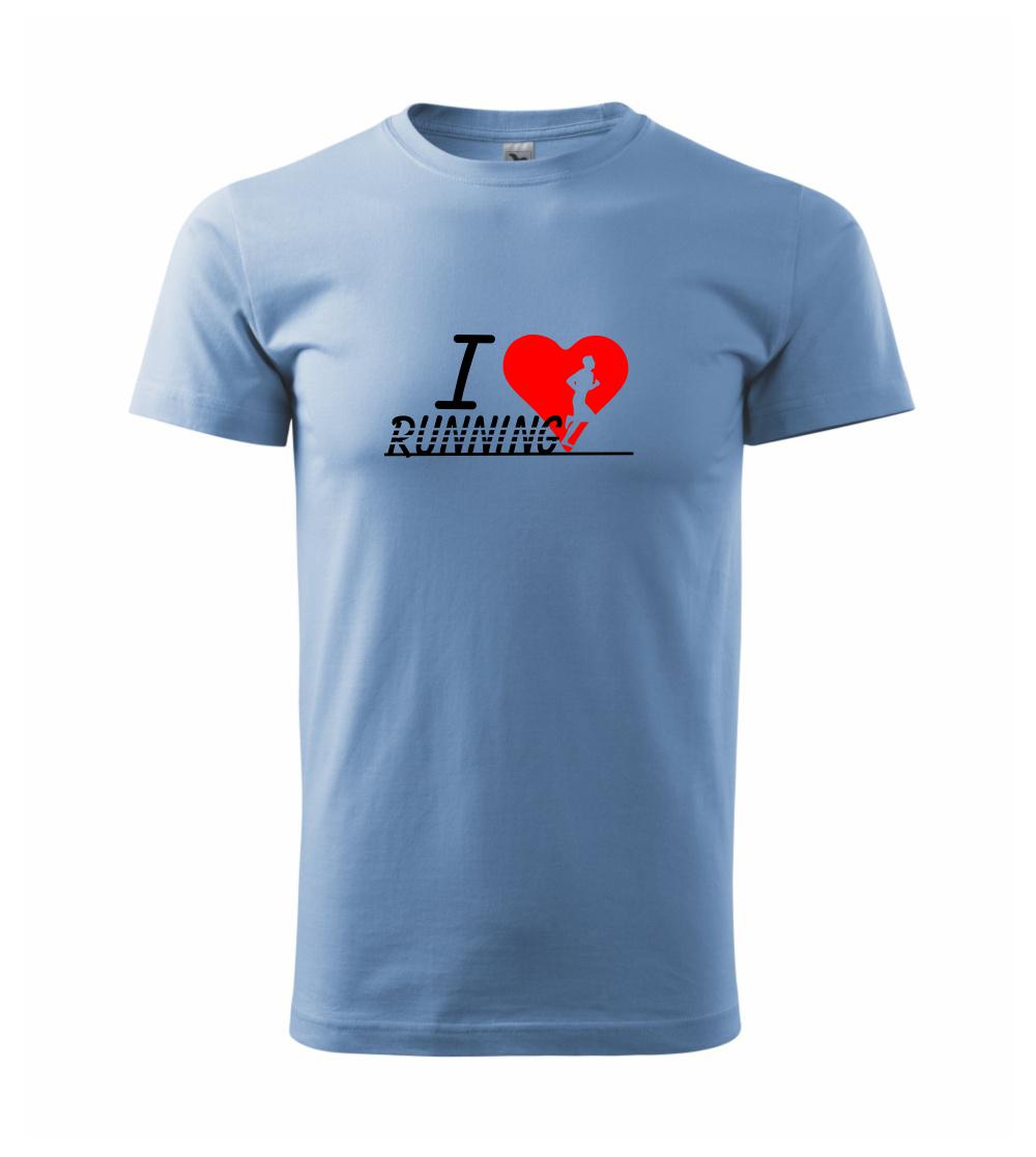 Tričká pre bežcov - I love running chlapec - Klasické pánske tričko vyššej gramáže