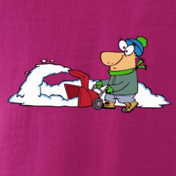 Frézování sněhu kreslené