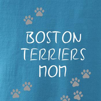 Boston Teriers mom Bostonský teriér (reflexné  tlapky)