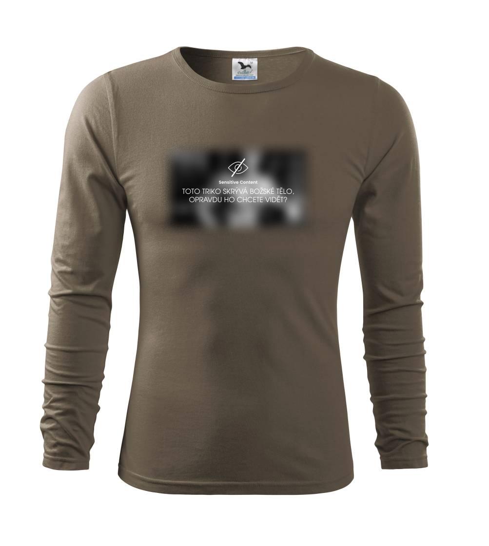 Tričká na párty - Božské tělo - sensitive content - Tričko s dlhým rukávom FIT-T long sleeve