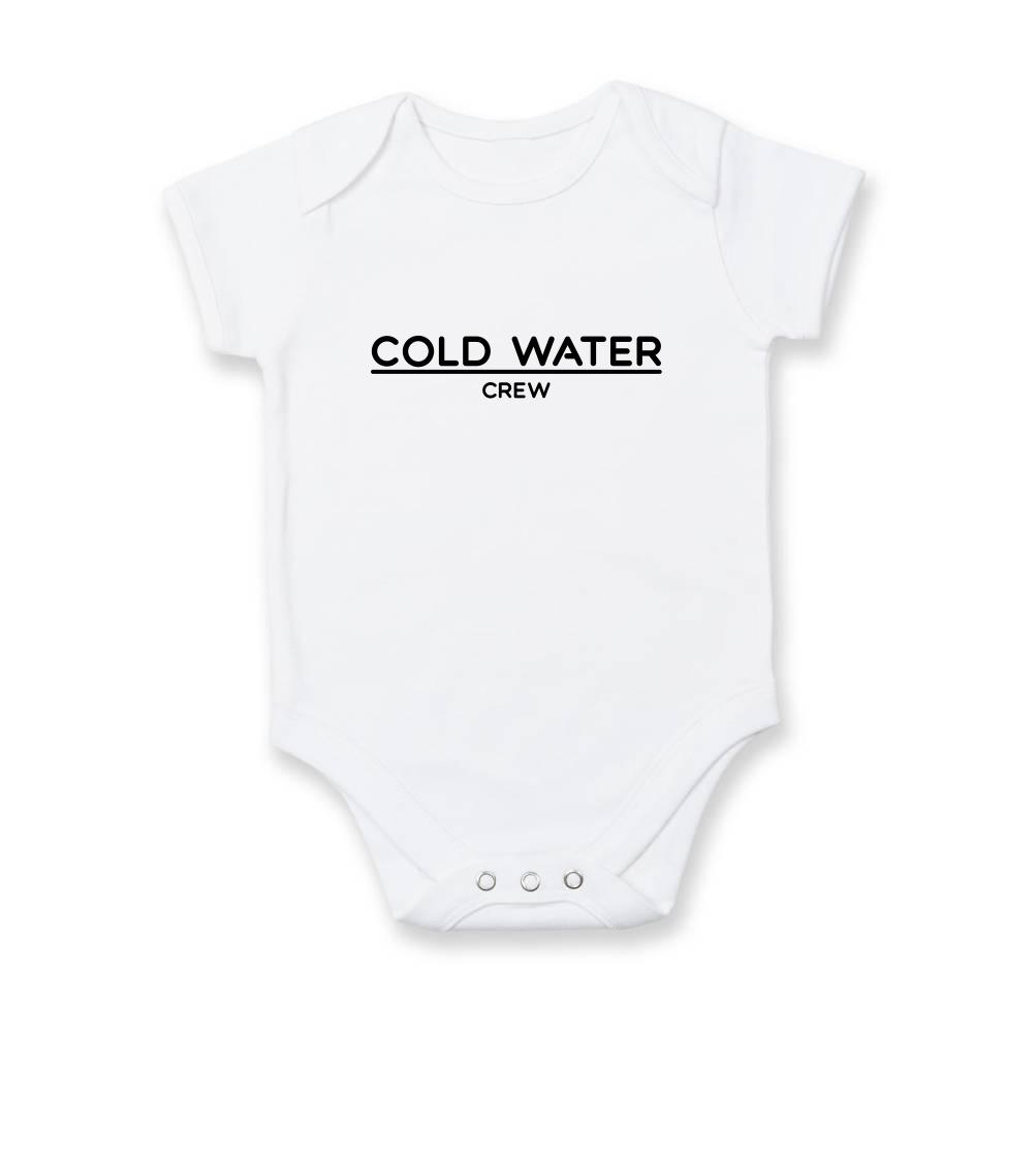 Jedlo, pitie, relax - Cold water crew - Body dojčenské s krátkym rukávom