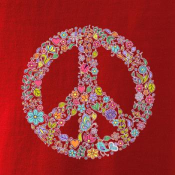 Peace symbol lístočky