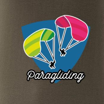 Paragliding dva padáky