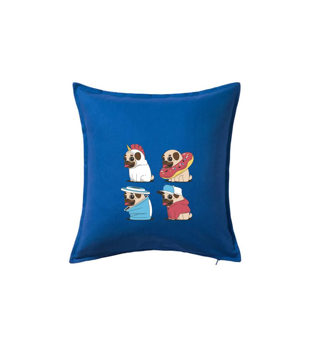 Mops na tričku - Mops v prevleku - Vankúš 50x50