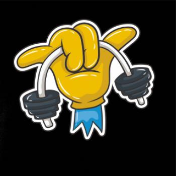 Comics ruka a činka