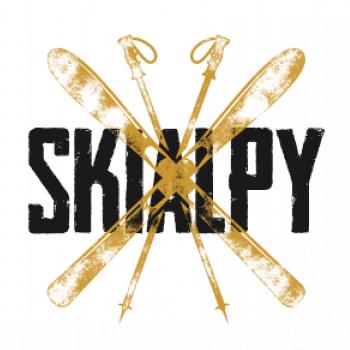 Skialpy nápis lyže Skialpy nápis lyže