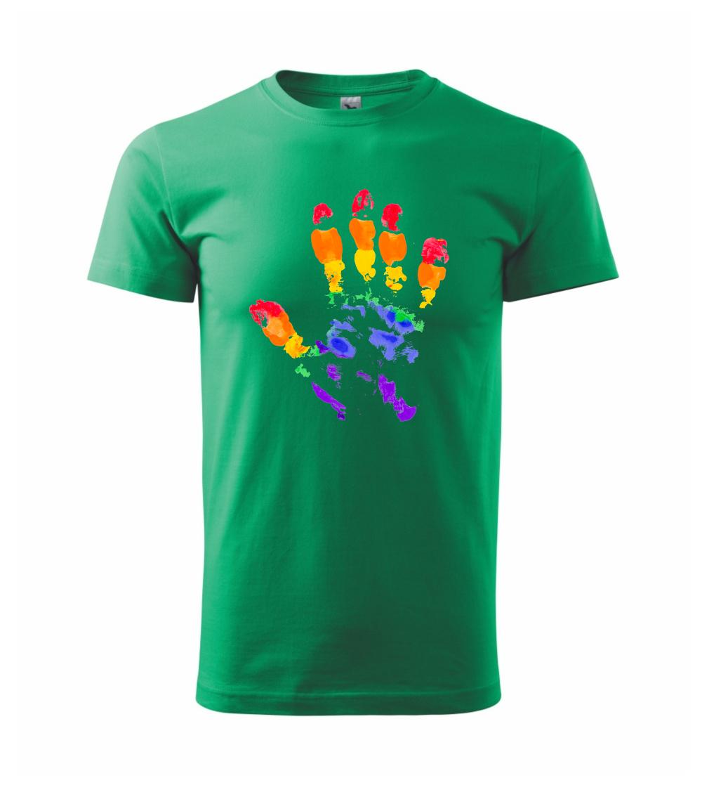 LGBT hand print LGBT hand print