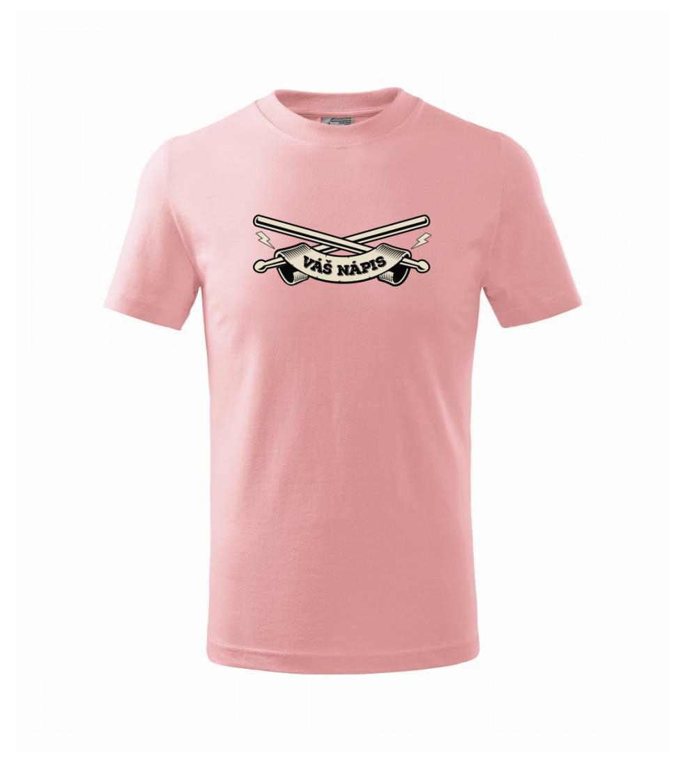 Rock paličky vlastní nápis