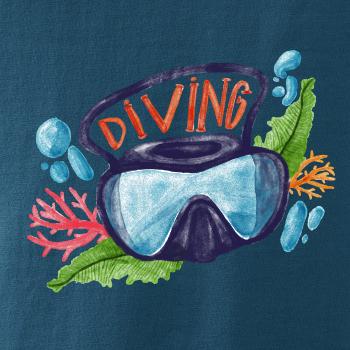 Diving obrázok kreslený
