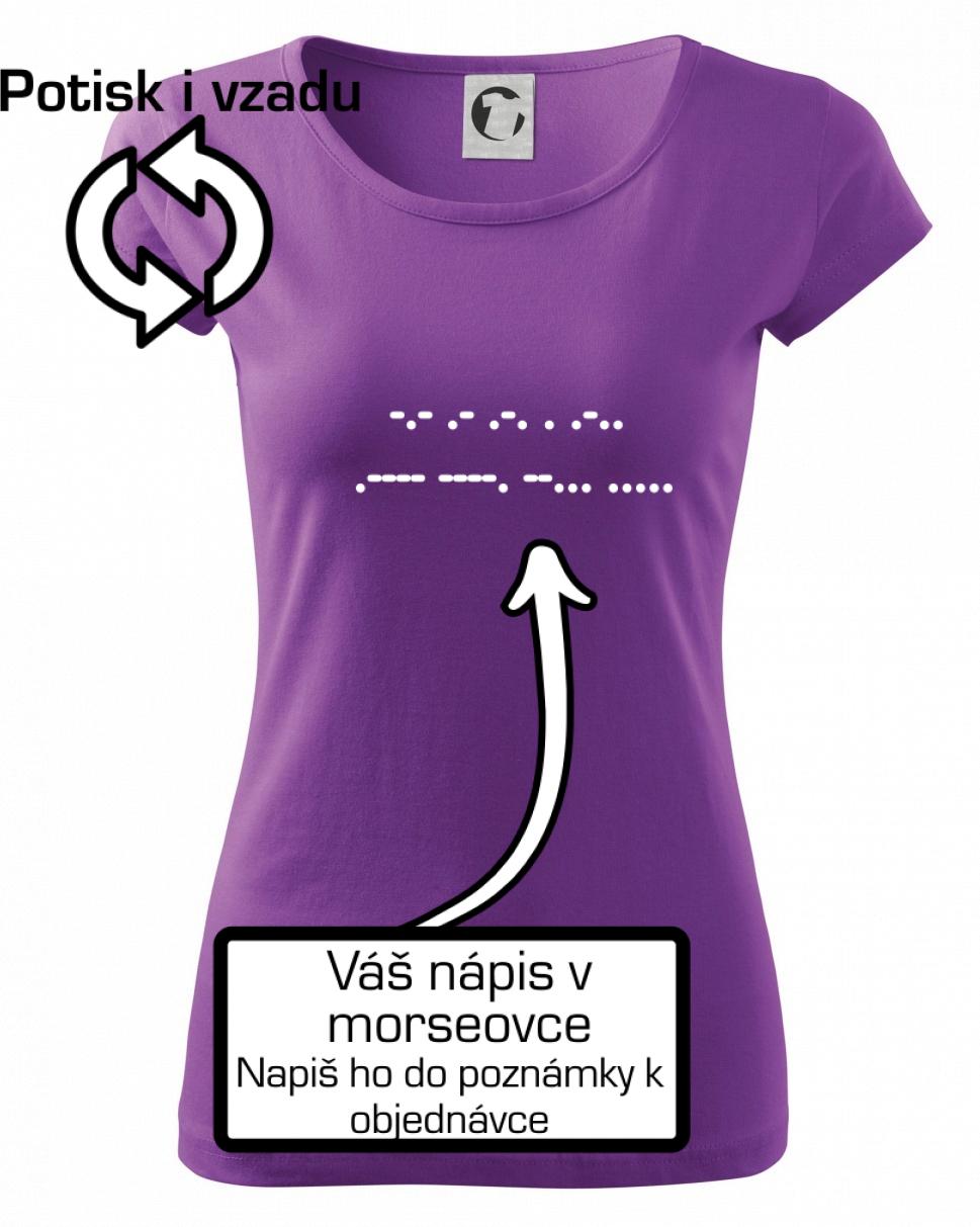 Morzeovka - váš nápis Morzeovka - váš nápis