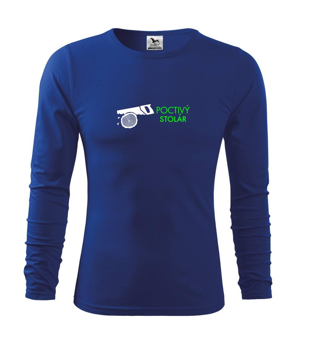 Vtipné tričká do práce - Poctivý stolár - Tričko detské Long Sleeve