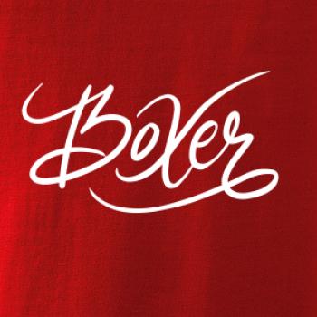 Boxer - nápis okrasný