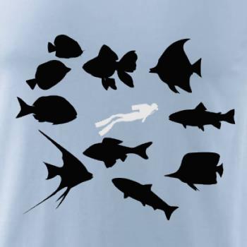 Potápač ryby štvorec