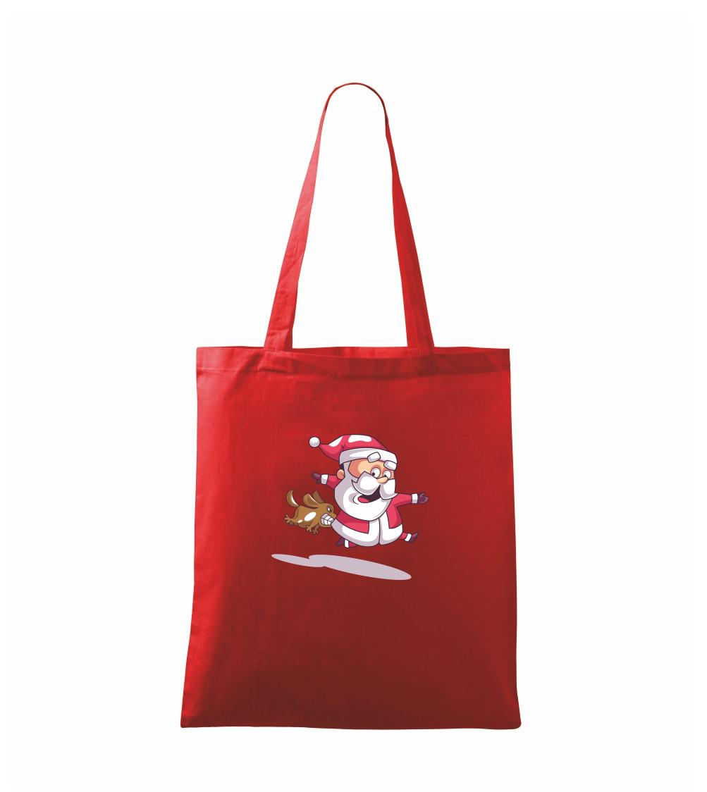 Santa so zahryznutým psom