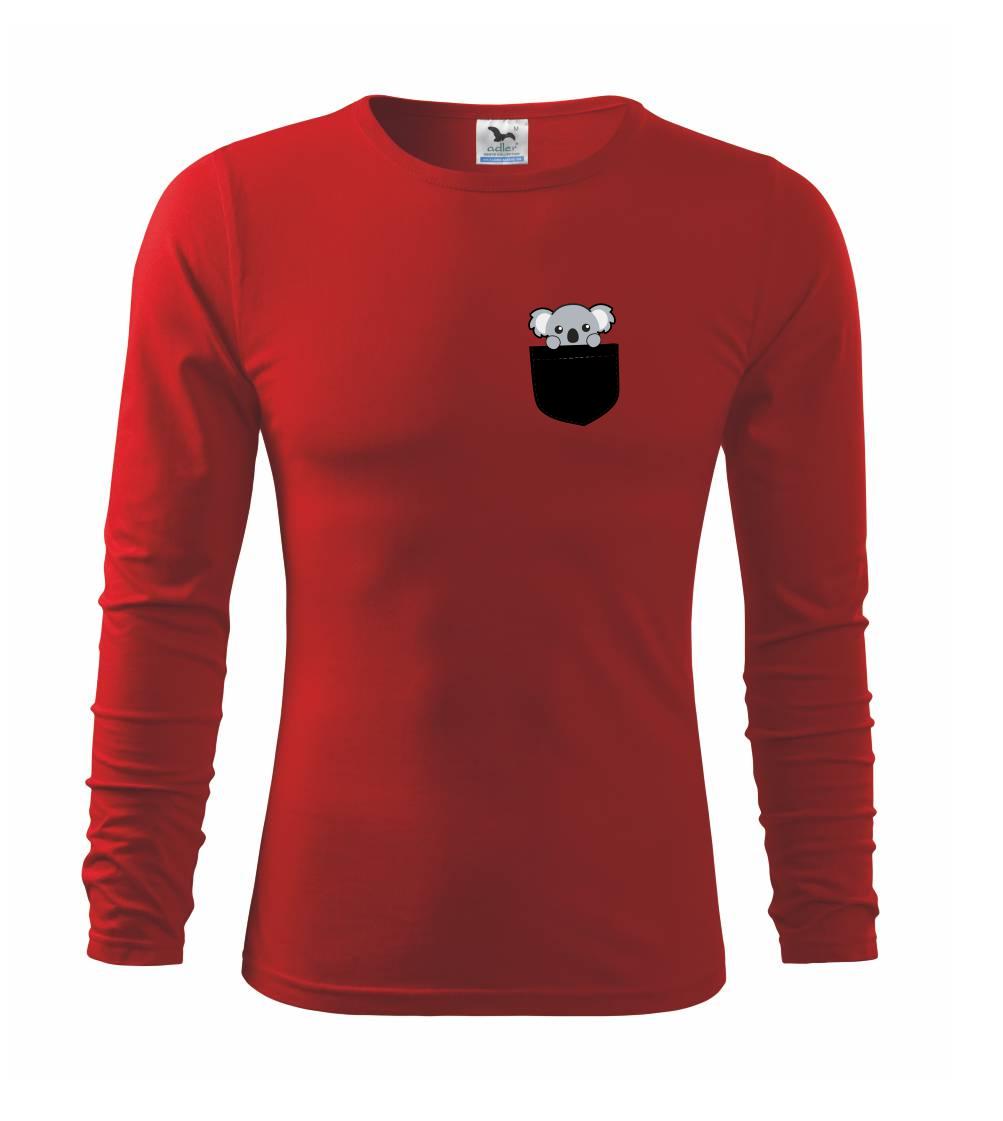 Tričká so zvieratami - Koala vo vrecku - Tričko detské Long Sleeve