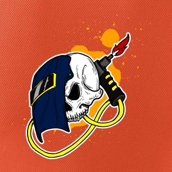 Zvárač - kreslená lebka