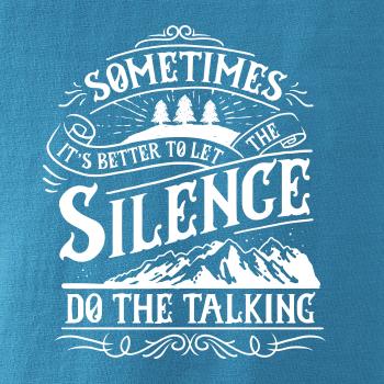 Nature talking about silence