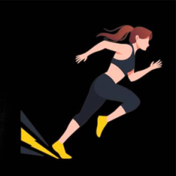 Behanie - žena štartuje