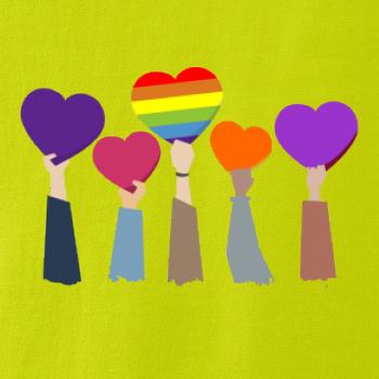 LGBT ruky srdce