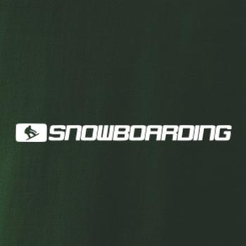 Snowboarding nápis Snowboarding nápis