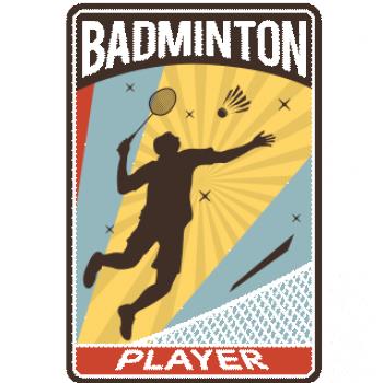 Bedminton - hráč Bedminton - hráč