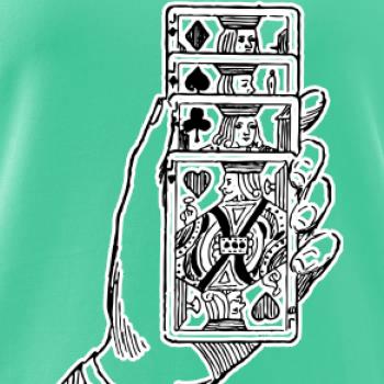 Poker ruka s kartami