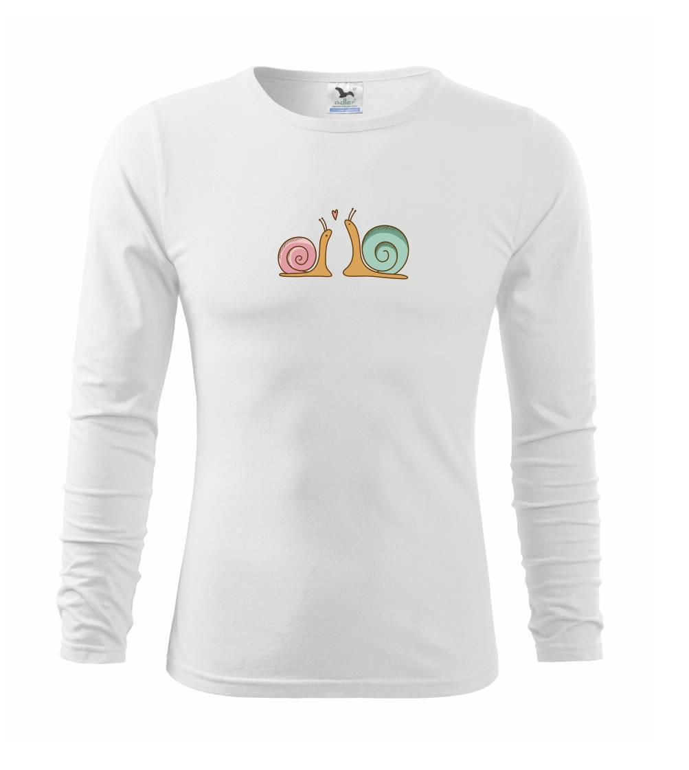 Tričká so zvieratami - Zamilovaní slimáky - Tričko detské Long Sleeve