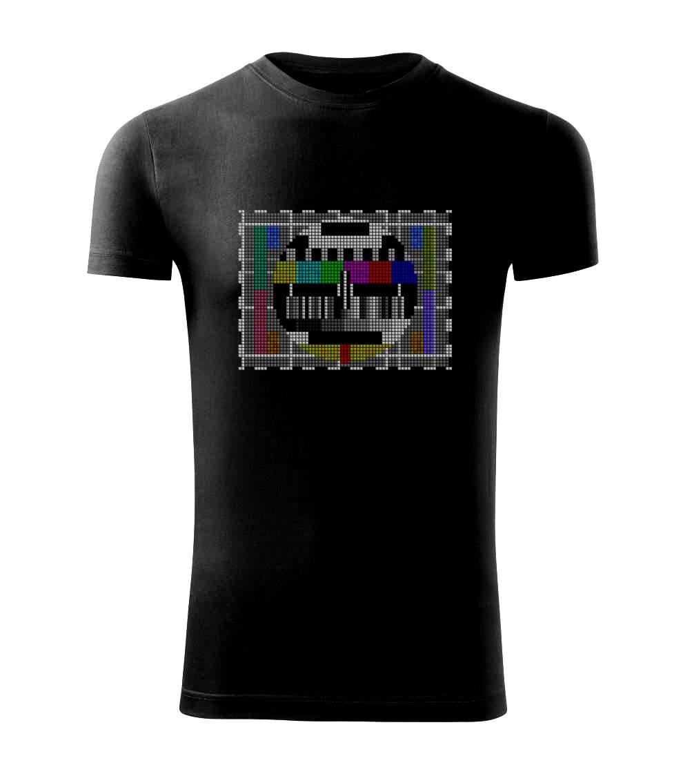 Tričká pre ajťákov - Monoskope tetris - Viper FIT - Pánske zúžené tričko