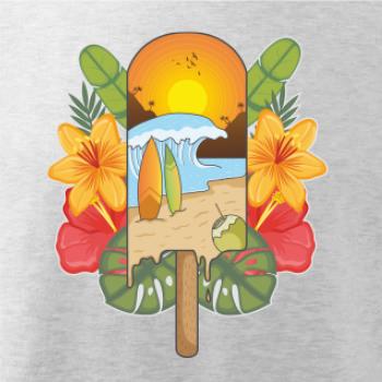 Leto, nanuk, more, pláž