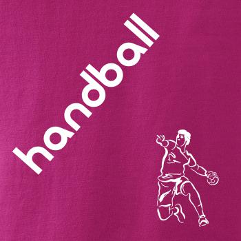 Handball nápis šikmo Handball nápis šikmo