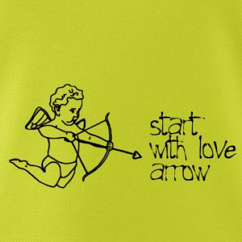Start with love arrow