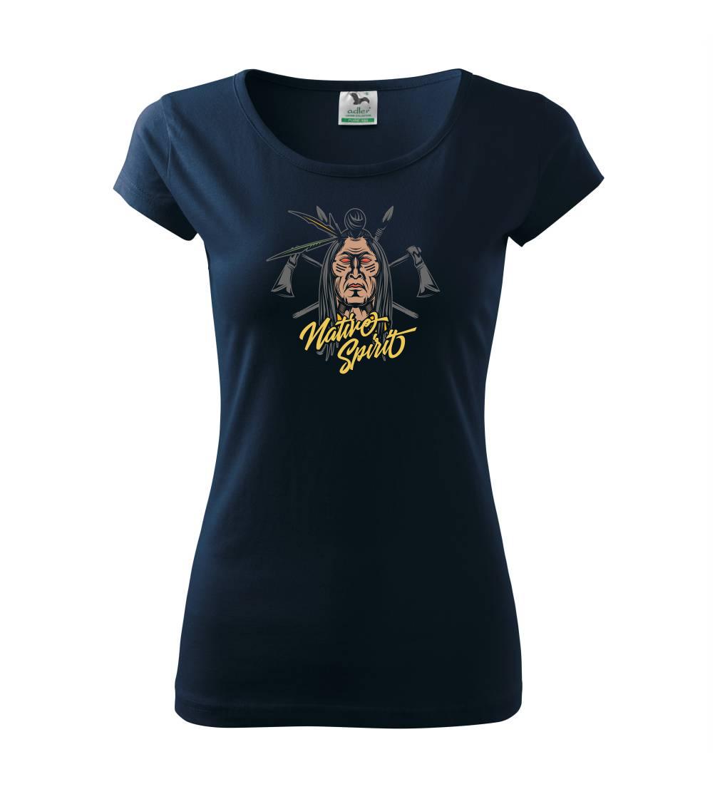 Grafické tričká - Native Spirit Indian - Dámske tričko Pure