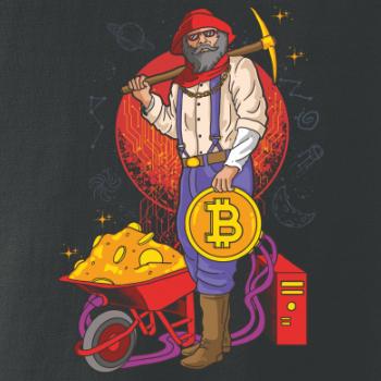 Baník ťaží Bitcoiny