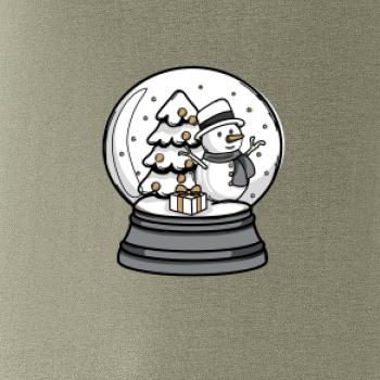 Sněhová koule se sněhulákem