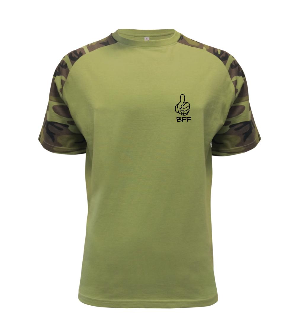 BFF tričká pre najlepšie kamarátov - My Best Friend - Raglan Military