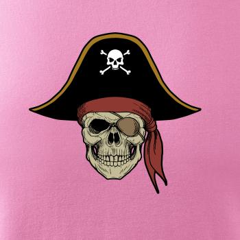 Pirátska lebka s klobúkom  Pirátska lebka s klobúkom